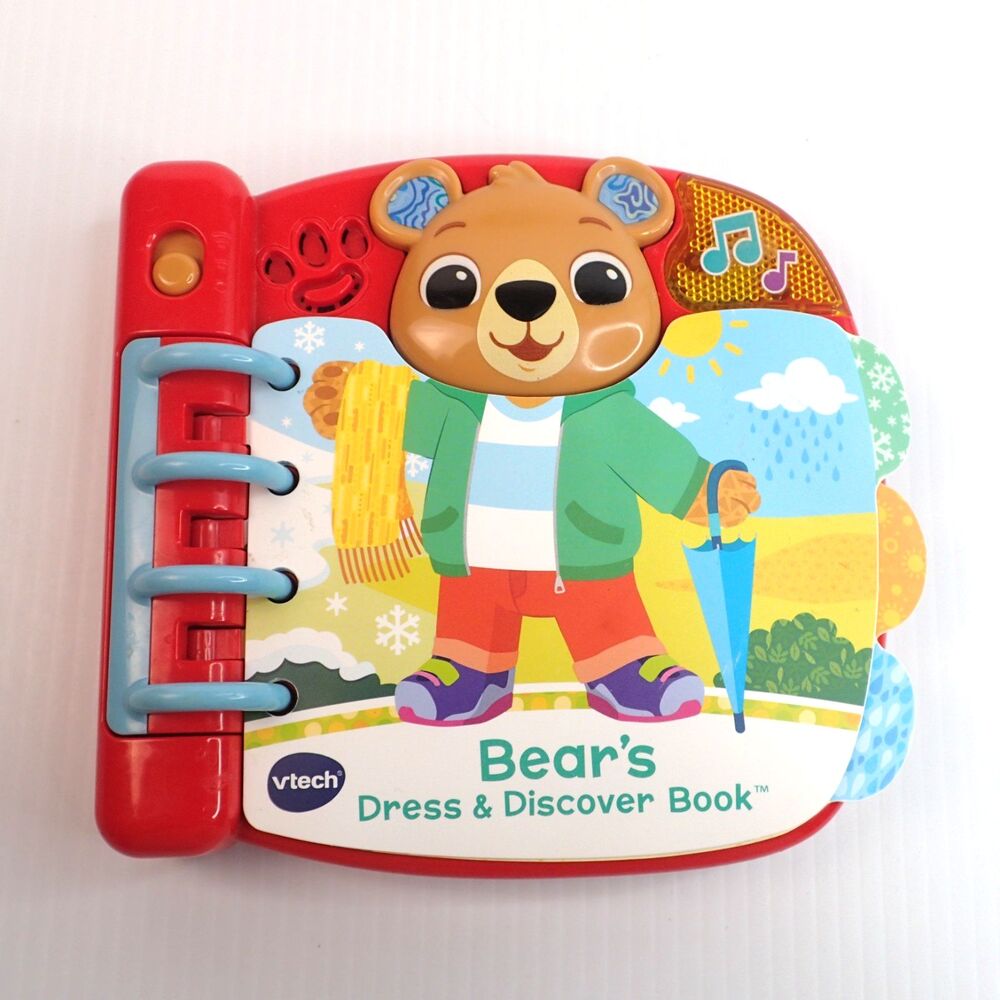 VTech Bear's Dress & Discover Electronic Learning Book Toy 2022